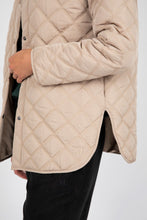 Load image into Gallery viewer, Marlow Aspen Quilted Shacket - Natural  Hyde Boutique   
