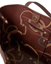 Load image into Gallery viewer, SABEN Carter Tote - Umber + Umber Chain Print
