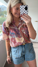 Load image into Gallery viewer, Drama The Label Dalila Top - Pink Paisley Hyde Boutique
