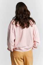Load image into Gallery viewer, Karen Walker Embroidered Runaway Girl Organic Cotton Crewneck Sweatshirt - Dusty Pink  Hyde Boutique   
