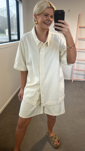 Marle Rylan Shirt - Ivory  Hyde Boutique   