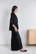 Load image into Gallery viewer, Mahsa Jane Blouse - Black Silk Cotton
