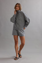 Load image into Gallery viewer, Caitlin Crisp Rover Jacket - Ink/White Gingham
