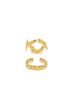 Load image into Gallery viewer, Alémais High Roller Stack Ring - Gold  Hyde Boutique   
