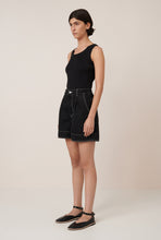 Load image into Gallery viewer, Kowtow Outline Shorts - Black Denim Hyde Boutique
