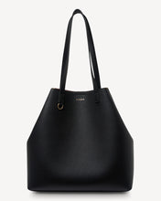 Load image into Gallery viewer, SABEN Carter Tote  - Black + Umber Chain Print
