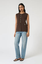 Load image into Gallery viewer, ONTE Helena Gilet - Chocolate
