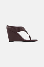 Load image into Gallery viewer, Rebe Yvie Wedge Heel - Plum Brown Hyde Boutique
