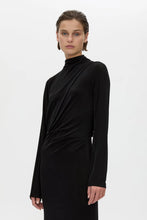 Load image into Gallery viewer, Camilla and Marc Ravine Draped Sleeve Dress - Black
