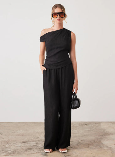Esmaee View Blouse - Black Hyde Boutique