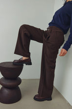 Load image into Gallery viewer, Noella New Darryl High Waisted Pant - Chocolate Arriving Start August
