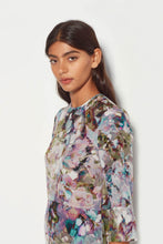 Load image into Gallery viewer, Juliette Hogan Rosie Dress - Azure Blossom Silk  Mrs Hyde Boutique   
