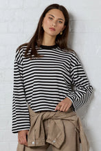 Load image into Gallery viewer, Stories Be Told Unite Stripe Long Sleeve - Black Arriving Friday
