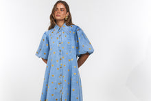 Load image into Gallery viewer, La Bohéme Girls Peyton Midi Dress - Denim Hearts Hyde Boutique
