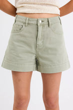 Load image into Gallery viewer, Among The Brave Rumble Denim Shorts - Khaki
