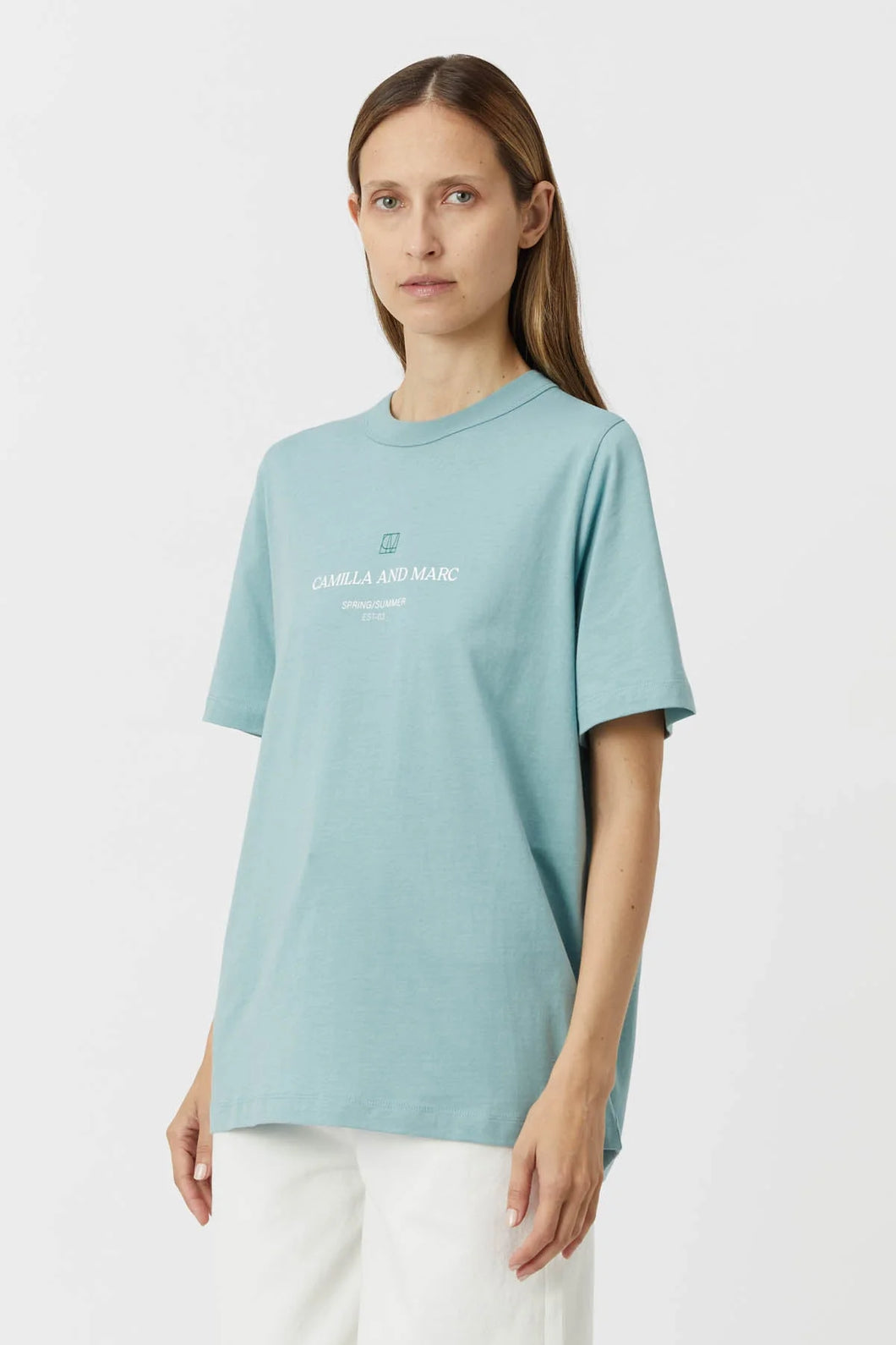 Camilla & Marc Alyna Tee - Light Eucalyptus  Hyde Boutique   