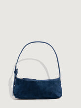 Load image into Gallery viewer, Yu Mei Bobby Bag - Blue Navy Suede Hyde Boutique
