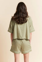 Load image into Gallery viewer, Papinelle x Karen Walker Runaway Girl Boxer PJ - Sage
