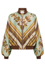 Load image into Gallery viewer, Alémais La Rosa Jacquard Bomber Jacket
