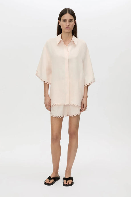 Camilla and Marc Lolani Shirt - Soft Pink Hyde Boutique