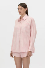 Load image into Gallery viewer, Camilla and Marc Jenie Stripe Shirt - Light Rose Stripe Coming Soon Hyde Boutique
