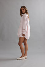 Load image into Gallery viewer, Caitlin Crisp Lou Shirt - Pink/White Stripe Hyde Boutique
