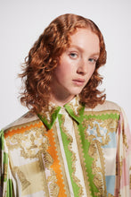 Load image into Gallery viewer, Alémais Checkmate Silk Shirtdress - Multi  Hyde Boutique   
