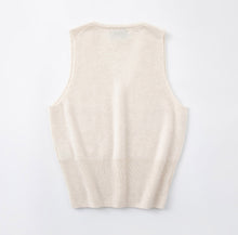 Load image into Gallery viewer, Aleger - N.35 Cashmere Low V Tank Pearl Shell  Hyde Boutique   
