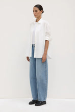 Load image into Gallery viewer, Assembly Label Marigold Poplin Long Sleeve Shirt - White
