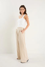 Load image into Gallery viewer, Among The Brave Guardian Pull On Wide Leg Pants - Stone Linen Hyde Boutique

