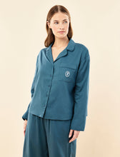 Load image into Gallery viewer, Papinelle x Karen Walker Runaway Girl Crop PJ - Teal

