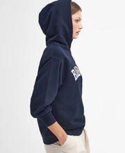 Load image into Gallery viewer, Barbour Northumberland Hoodie - Navy/White Hyde Boutique
