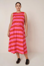 Load image into Gallery viewer, Kowtow Tank Swing Dress - Painted Stripe
