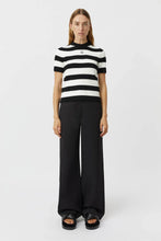 Load image into Gallery viewer, Camilla &amp; Marc Uni Knit Tshir - Black/White Hyde Boutique
