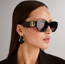 Load image into Gallery viewer, Gucci GG1421S001 Sunglasses - Black  Hyde Boutique   
