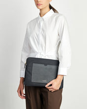 Load image into Gallery viewer, SABEN Augusta Laptop Sleeve 13&quot; - Black Recycled Nylon

