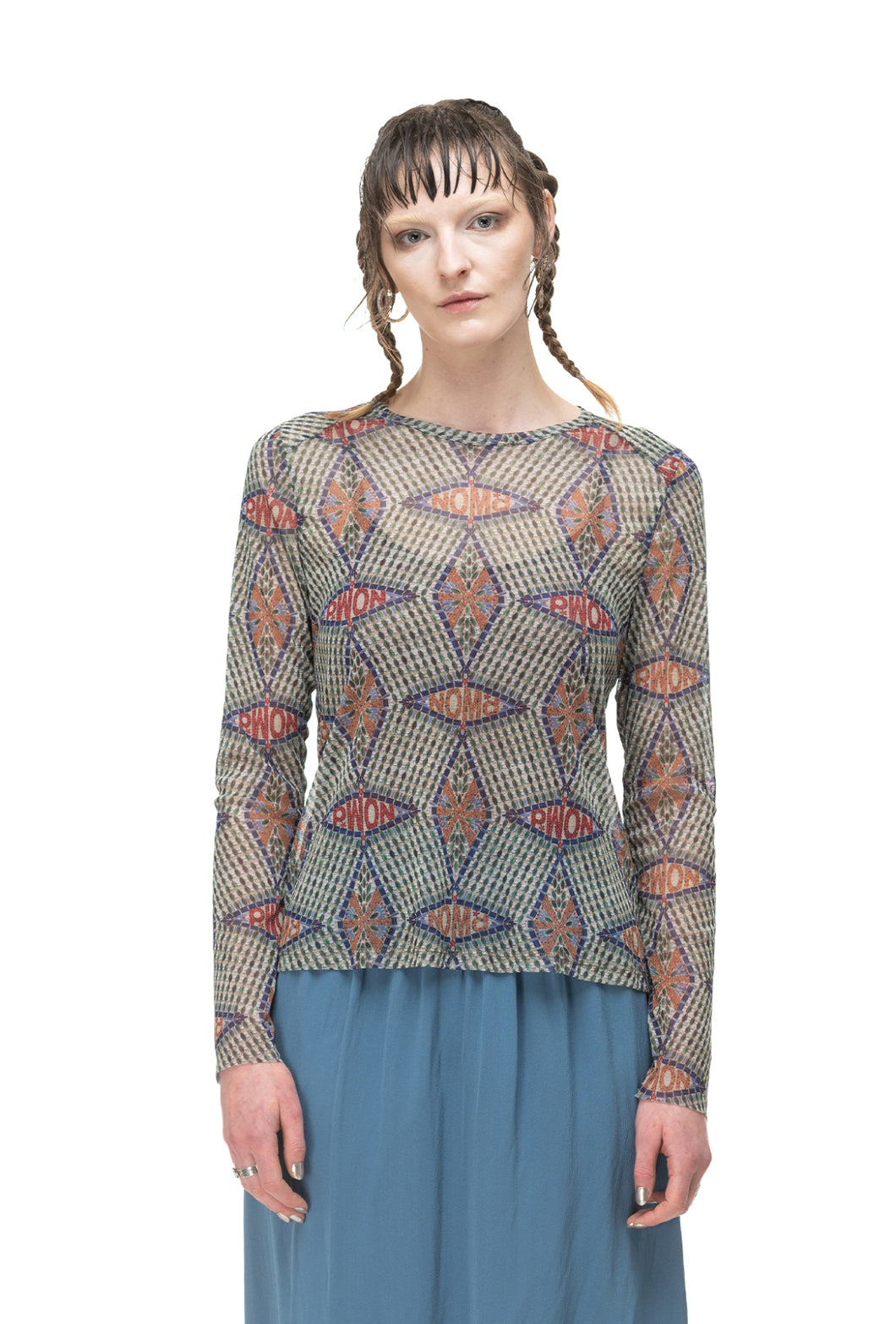 Nom*D Standard Long Sleeve - Many Beads Print COMING SOON  Hyde Boutique   