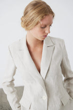 Load image into Gallery viewer, Laing Linen Blazer - Natural  Hyde Boutique   
