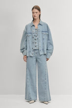 Load image into Gallery viewer, Alohas Alaska Denim Jacket - Blue  Hyde Boutique   
