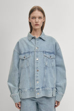 Load image into Gallery viewer, Alohas Alaska Denim Jacket - Blue  Hyde Boutique   
