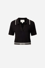 Load image into Gallery viewer, Viktoria &amp; Woods Artist Polo - Black/Ivory  Hyde Boutique   
