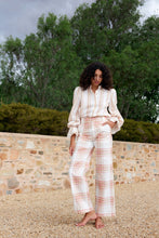 Load image into Gallery viewer, Aston Studio Lucinda Blouse - Peony/Antique Stripe Hyde Boutique
