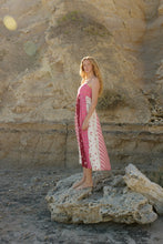 Load image into Gallery viewer, Aston Studio Rue Dress - Redcurrant Multi Hyde Boutique
