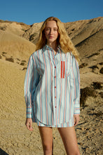 Load image into Gallery viewer, Aston Studio Buddy Shirt - Blithe Cherry Stripe Hyde Boutique
