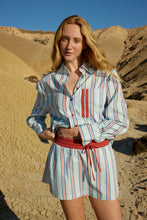Load image into Gallery viewer, Aston Studio Buddy Shirt - Blithe Cherry Stripe Hyde Boutique
