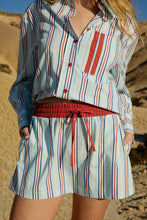 Load image into Gallery viewer, Aston Studio Buddy Shirt - Blithe Cherry Stripe Hyde Boutique
