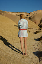 Load image into Gallery viewer, Aston Studio Buddy Shirt - Blithe Cherry Stripe Hyde Boutique
