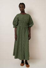 Load image into Gallery viewer, Kowtow Aspen Dress - Forest Green Grid Hyde Boutique

