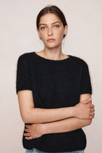 Load image into Gallery viewer, Marle Aster Top - Black Apparel > Women > Clothing > Knitwear > Knit Tops > Cashmere Knit Tops > Marle Hyde Boutique
