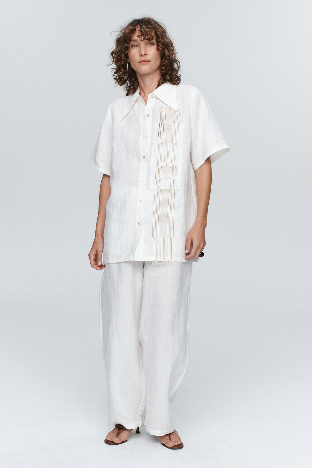 Marle Atticus Shirt - Ivory Hyde Boutique